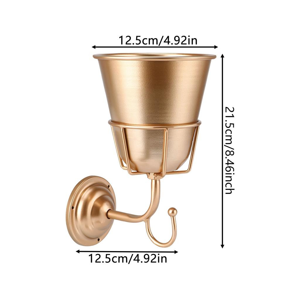 Opal Wall Vesse Hanging Flower Vase with Stand Stable Placement Minimalist Design Vase for Flowers Aesthetic Room Decor