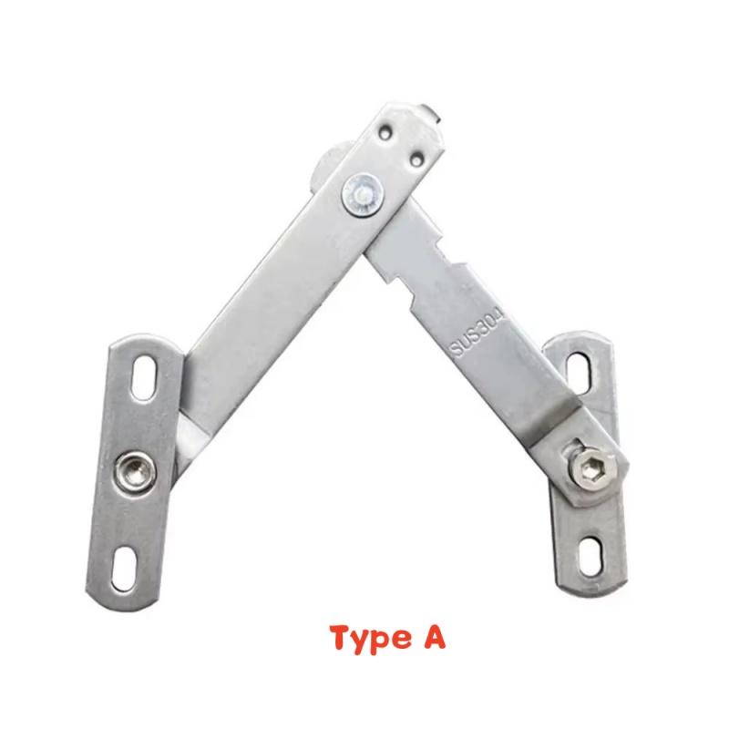 Casement Window Limiter Stainless Steel Window Support Wind Hook Latch Wind Brace Retainer Hinge Lock Children Safety Protector