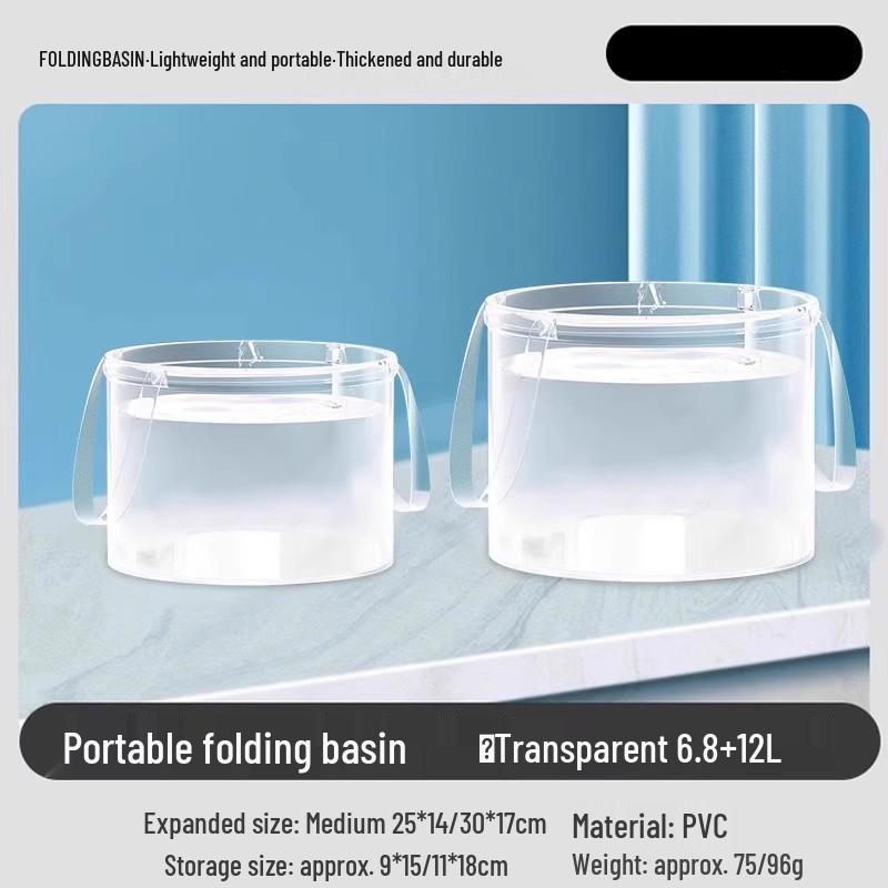 Portable Disposable Folding Washbasin & Foot Soaking Bag for Travel