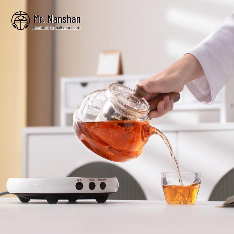 Heat-Resistant Glass Teapot with Electric Ceramic Stove Set