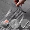 Hair Catcher For Shower Drain Drain Screen For Shower With Cleaning Scraper Cuttable Filter Trap Screen Sticker For Bathtub Sink