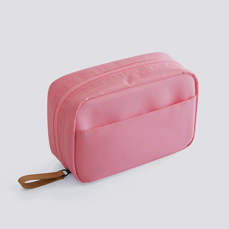 Lightweight Minimalist Makeup Bag: Ink Wash Series - Portable Toiletry Organizer Pouch, Small & Large Sizes Available