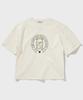 FFEFF STUDIO Slogan Short Sleeve T-Shirt (Cream)