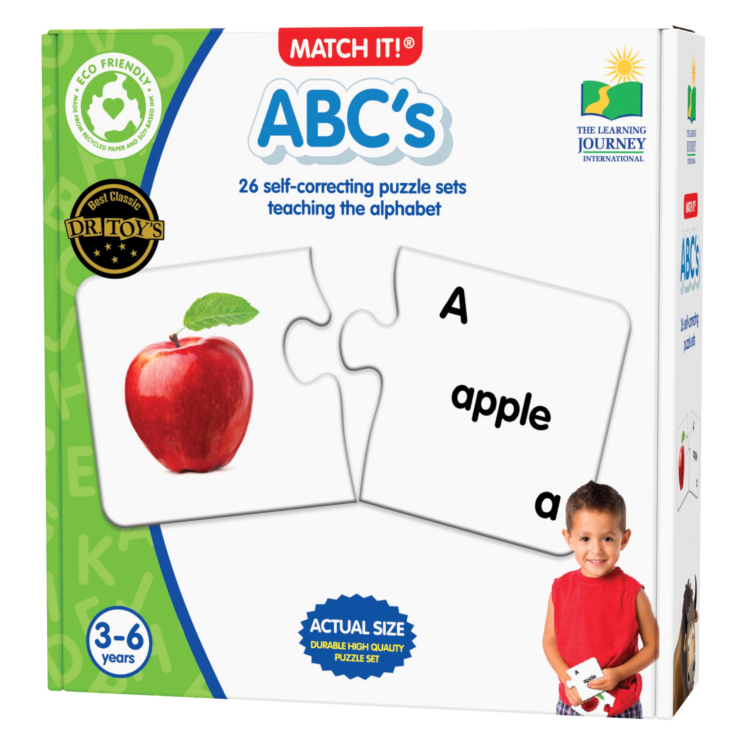 

The Learning Journey Match It ABC s Alphabet English Puzzle for Toddlers 743874 (Authentic)