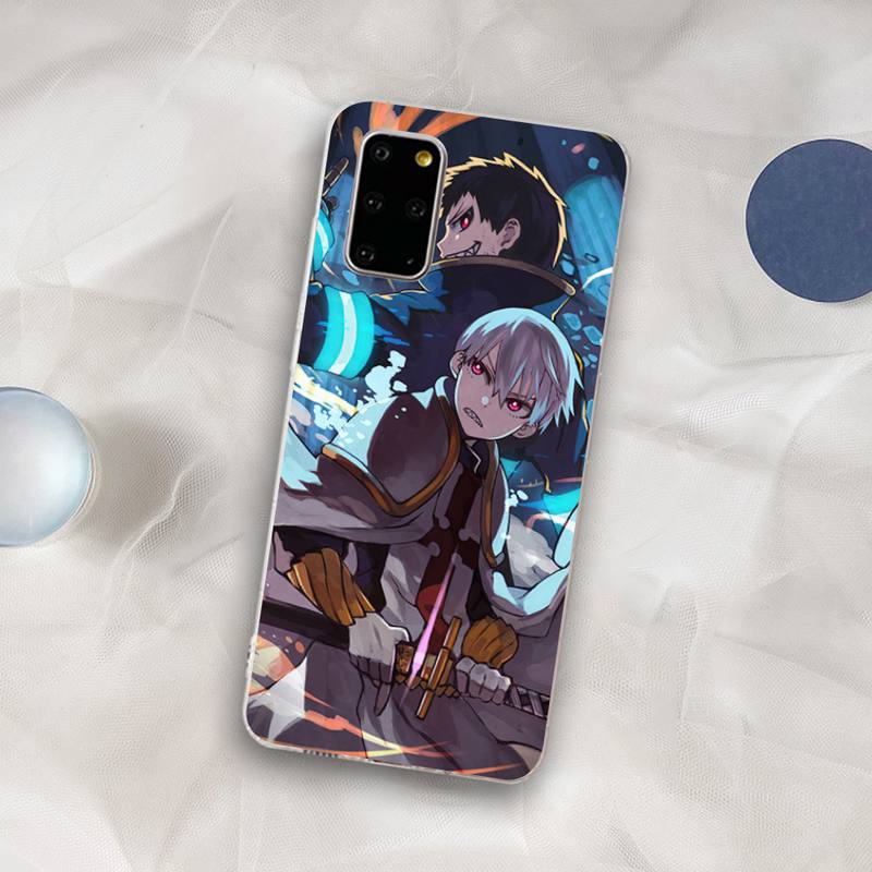 Fire Force Phone Case for Samsung S21 A10 for Redmi Note 7 9 for Huawei P30Pro Honor 8X 10i Cover