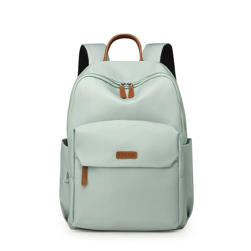 

New large-capacity fashion travel backpack trendy simple college bag light commuter versatile portable backpack зелений