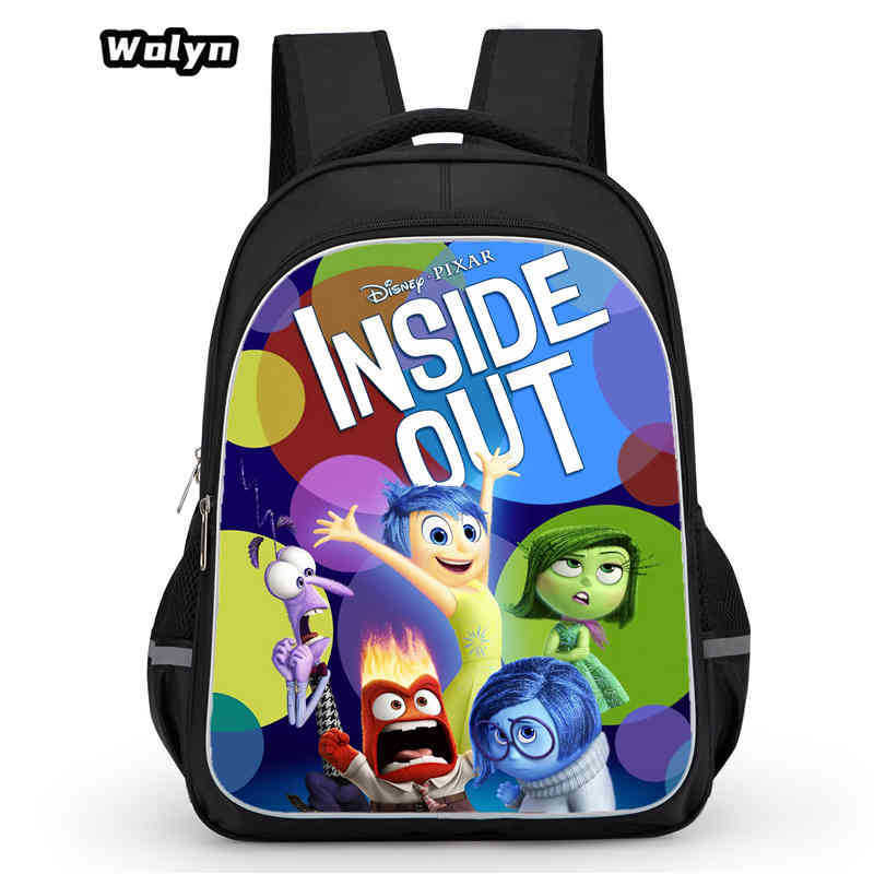 Mind Secret Service 2Ide Out Simple Cute Backpack Student School Bag Backpack