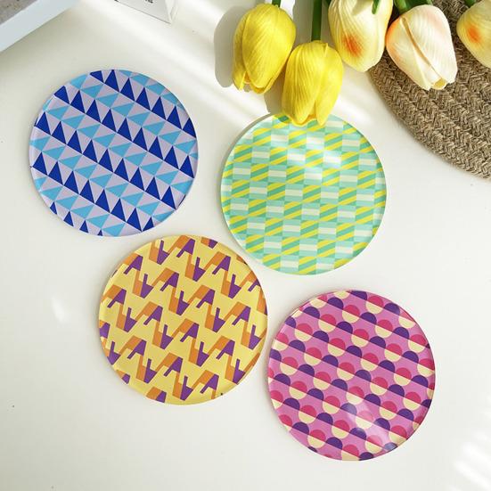 Acrylic Coaster Heat Resistant Insulated Cup Mat for Hot Coffee And Water Cups Non-Slip Waterproof Table Protection Mat Home Office Decor