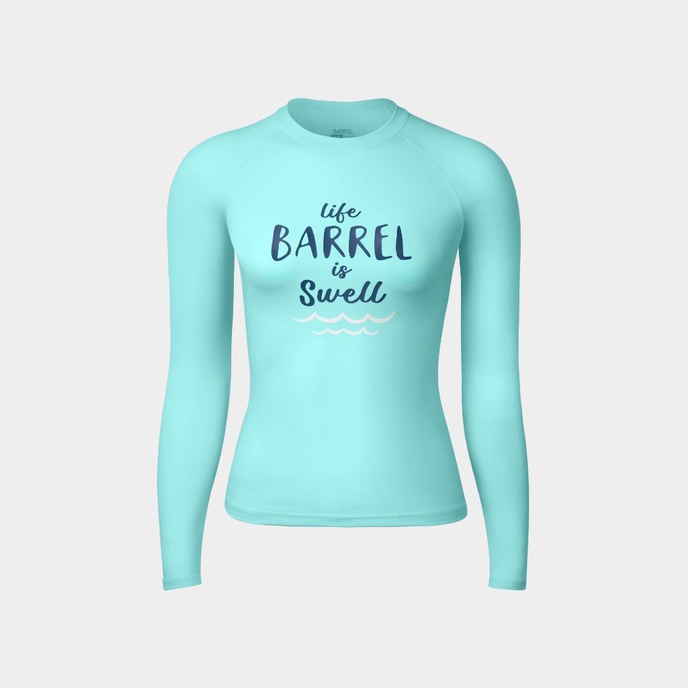 BARREL Women'S Vibe Swell Rash Guard Mint (B3Swwrg004Mnt)