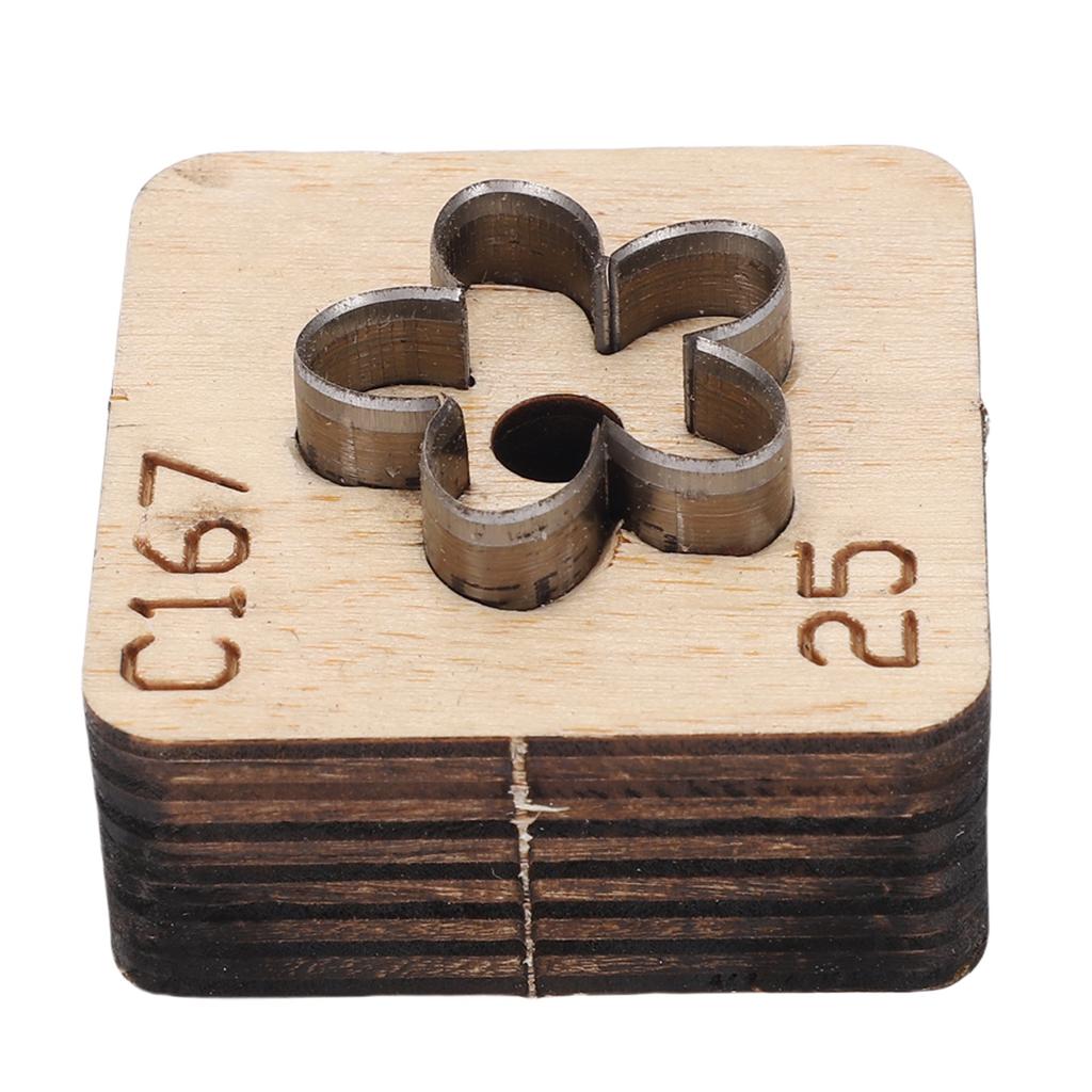 Leather Cutting Die Flower Shaped Metal Leathercraft Cutter Punching Mold Crafting Tool