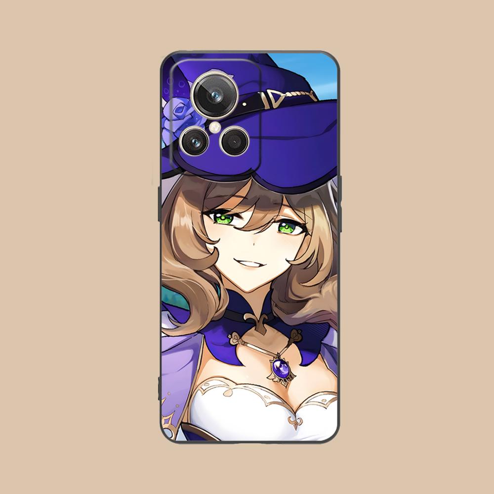 Game GI Lisa Mobile Phone Case for Realme GT 8 Neo Pro C75 73 71 C67 65 C55 53 C35 31 C20 15 Colorful Printing Cover Pretty
