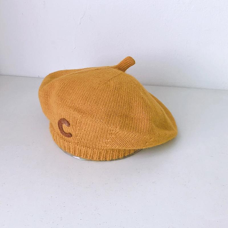 Kids Knitted Beret Baby Painter Hat Super Cute Pumpkin Hat Children's Hat