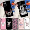 Sphynx Cat Case For Samsung Galaxy A14 A55 A06 A05 A36 A26 A16 A54 A34 A22 A32 A52 A35 A15 A53 A13 A56