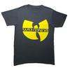 Wu Tang Clan Logo T-Shirt Herren S Schwarz Gelb Hip Hop Grafik T-Shirt