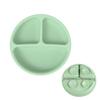 Infant Silicone Suction Plate & Bowl Set with Compartments - Food Grade Tableware