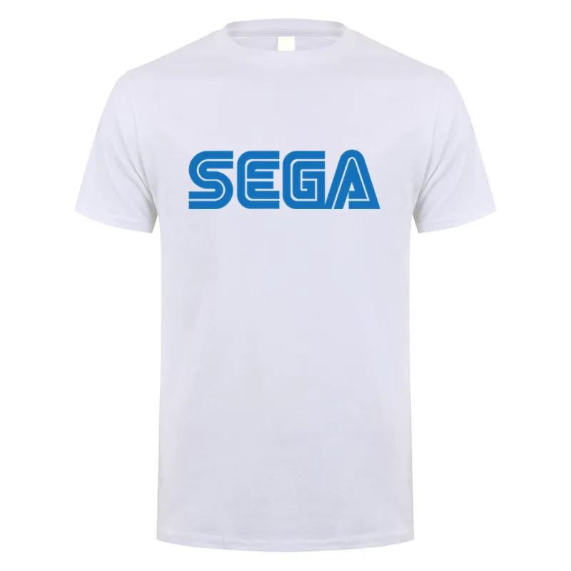 Sega T Shirts Casual Cotton Short Sleeve Summer Sega Logo Tshirt Man Tops Tees LH-286