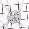 Charm Men Women Jewelry Stitching Best Friend Friendship Necklace Sun Moon Cloud Star BFF Pendant