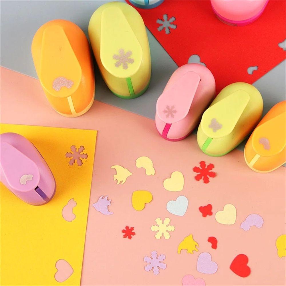 Kid Toy Embossing Punches Children Circle Punch Punches Maker Hole Puncher Scrapbooking Punches