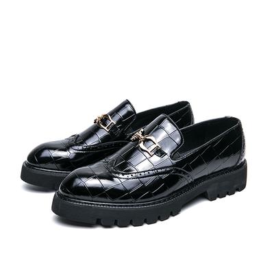 Męskie mokasyny luksusowej marki skórzane buty wizytowe oddychające wsuwane jednolite formalne casualowe buty ręcznie robione designerskie buty męskie mokasyny