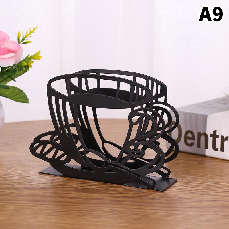 

1Pc Elegant Metal Iron Napkin Holder Paper Drawer Storage Bracket Organizer For Kitchen Home Restaurant Dining Tabletop A9