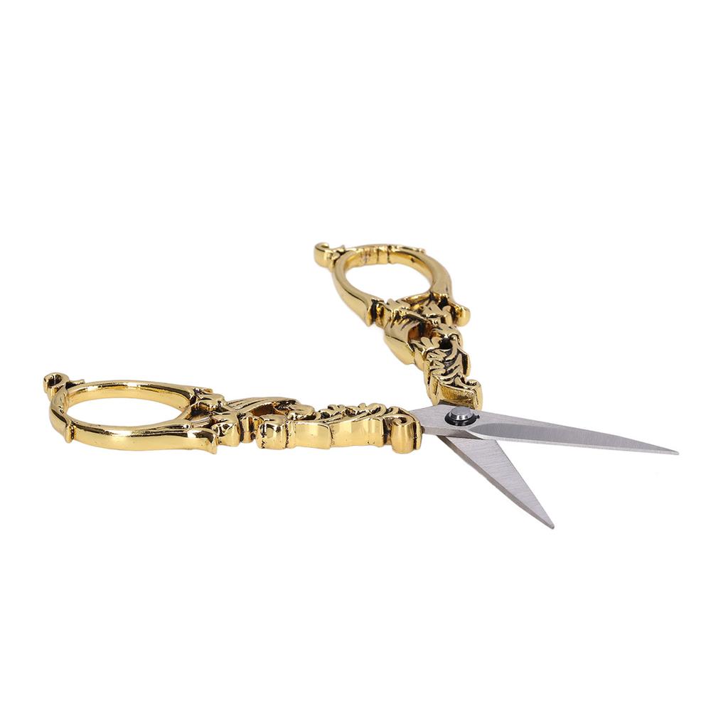 Embroidery Scissors Hardening Treatment Retro Style Professional Reliable Handicraft Tools for
