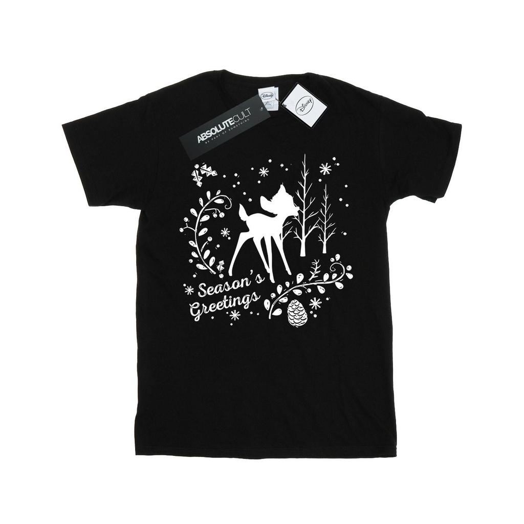 Disney Boys Bambi Christmas Greetings T-Shirt