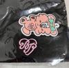 [USED] BLACKPINK VERDY knit hat with heart logo in black pink