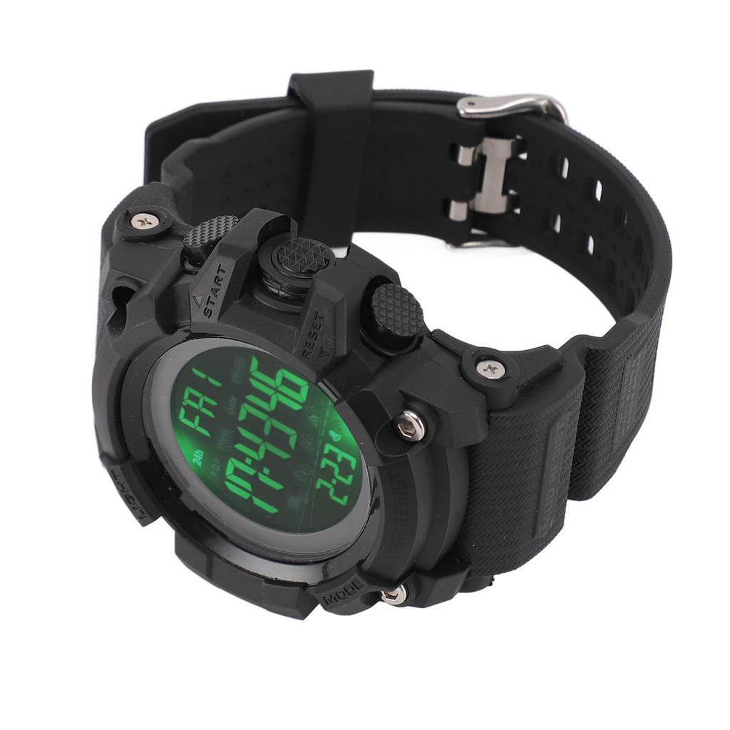 Digital Sports Watch 50m Waterproof Alarm Clock Electronic Watch with Luminous Light Calendar