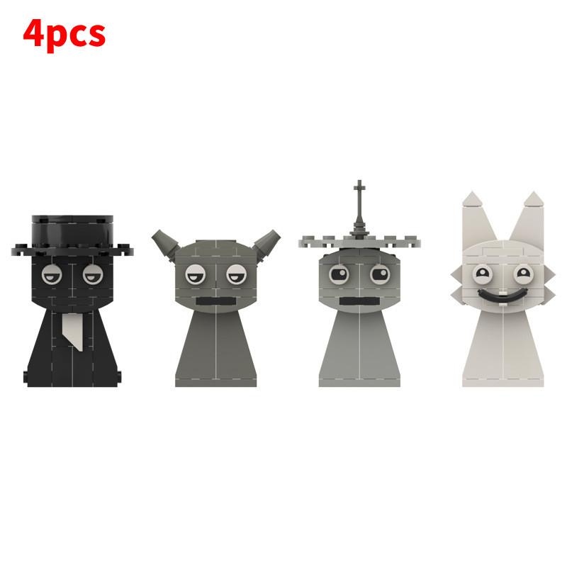 Sprunki Incredibox Building Blocks Set Construction Educational Toy Game Diy