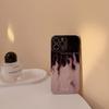 Art Purple Flame Case for iPhone 13 iPhone 15 iPhone 16 Pro Max