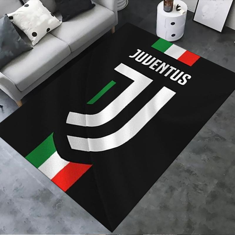 2026 NUOVO Tappeto Juventus FC per Soggiorno Camera da Letto Casa Decorazione Divano, Tappetino Antiscivolo per Giochi Bambini