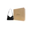 Coach Mott 33 Letter Logo Adjustable Leather Messenger Bag Unisex Shoulder Bag Black CCB57-BLK