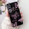 For OPPO A3 Pro A80 CPH2639 Elegant Floral Cat Printed Phone Case For Oppo  A80 A3 Pro 5G Global Soft Silicone TPU Cases