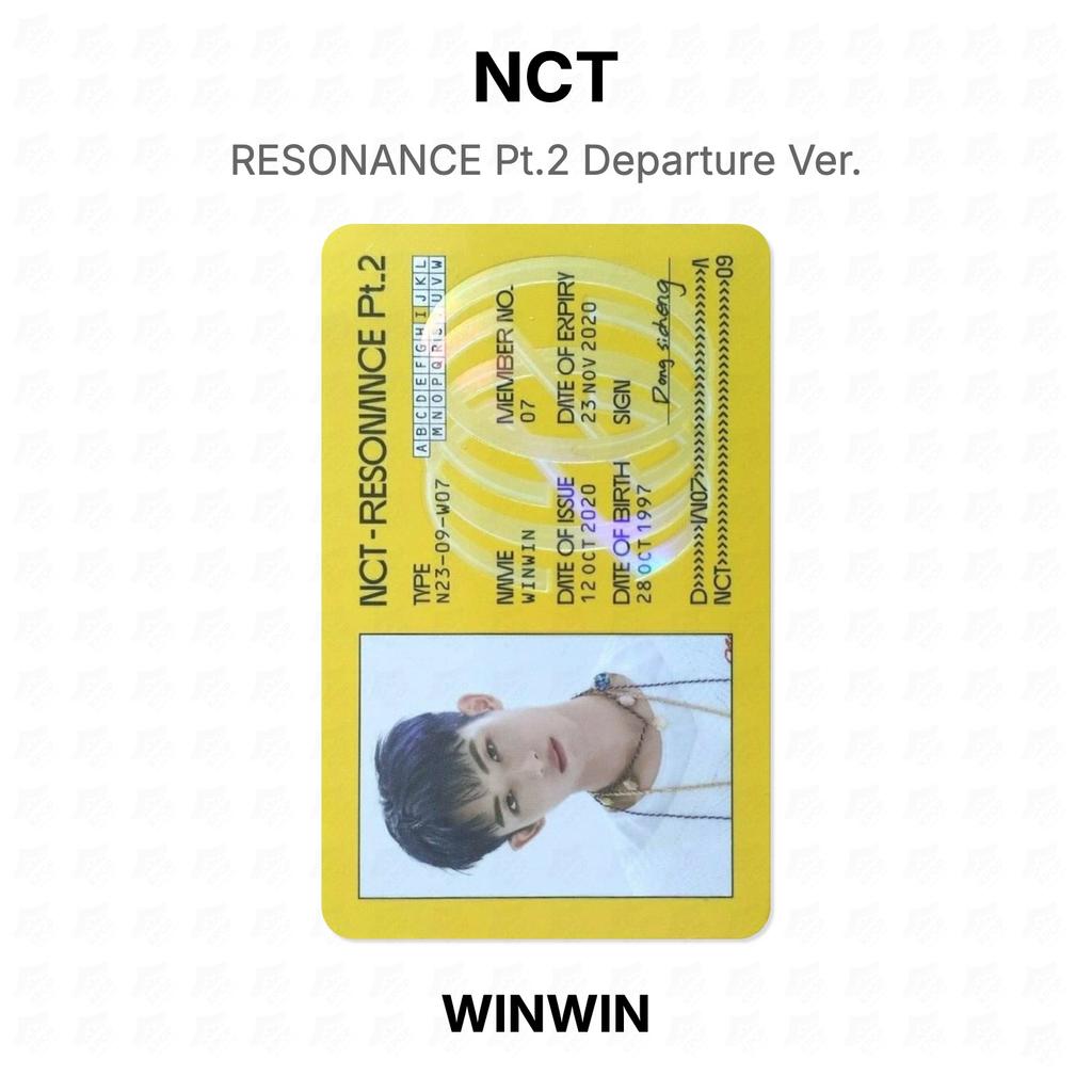 NCT RESONANCE Pt.2 Departure Ver. Official Photocard