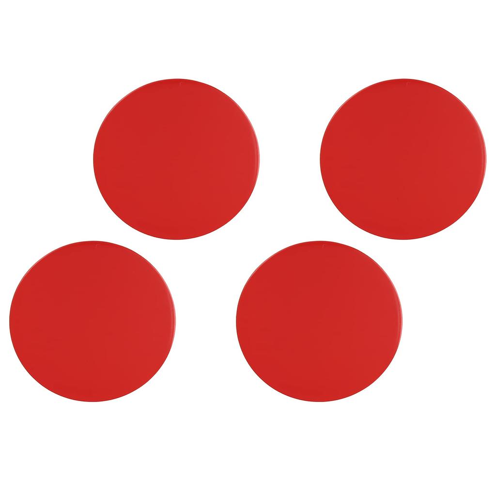 uxcell 4pcs 45mm Badge Decal Sticker Wheel Center Hub Cap Emblem Car Universal Red