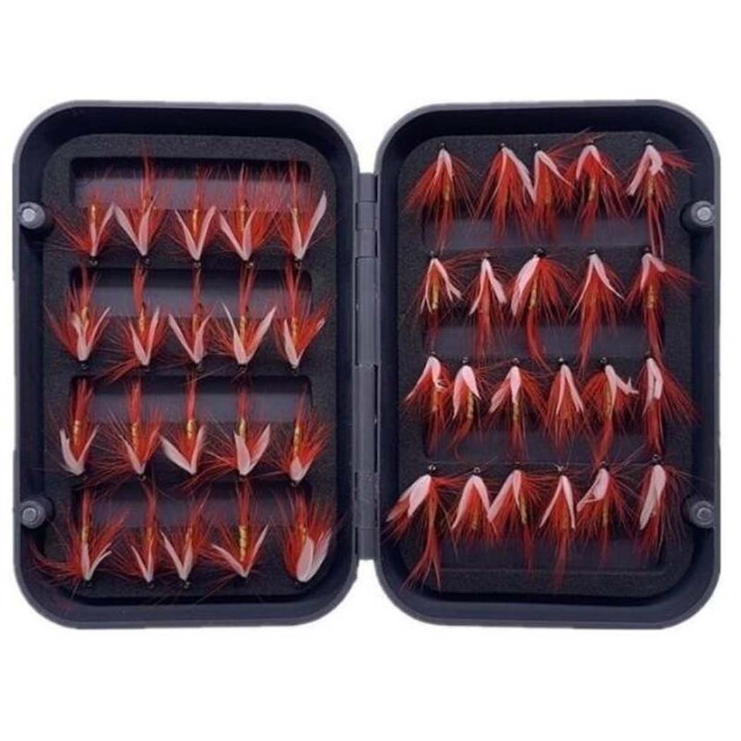 24 шт./кор. влажный/сухой набор для ловли нахлыстом — фото 4