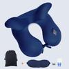 Portable Inflatable U-shaped Travel Neck Pillow