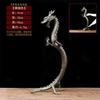 Brass Standing Rising Ornament Auspicious Office Living Room Home Large Dragon Soaring Prosperity Zodiac St