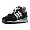 Adidas Originals ZX 700 Mesh Suede Comfortable Trendy Durable Low-Top Lifestyle Casual Shoes Women sneaker Black White BY2337