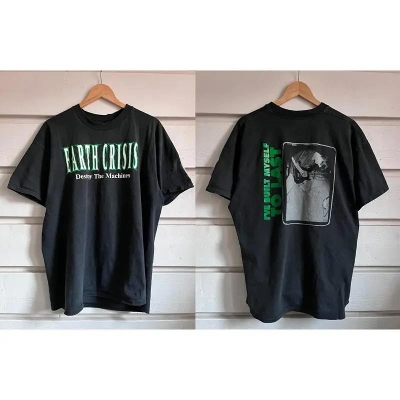 Earth Crisis 1995 Victory Rec Size S 4Xl Cotton T Shirt Eg1002