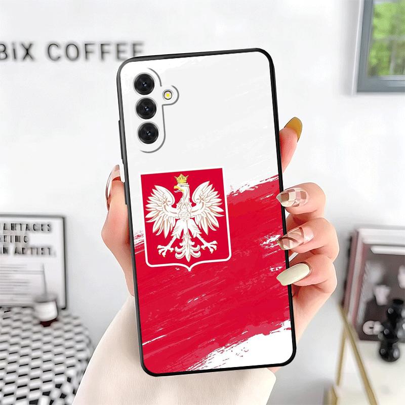 Poland Flag White Red Soft Phone Case for Samsung A17 A37 A57 A16 A26 A36 A56 A15 A25 A35 A55 A14 A24 A34 A54 A13 A23 A33 A53 A5