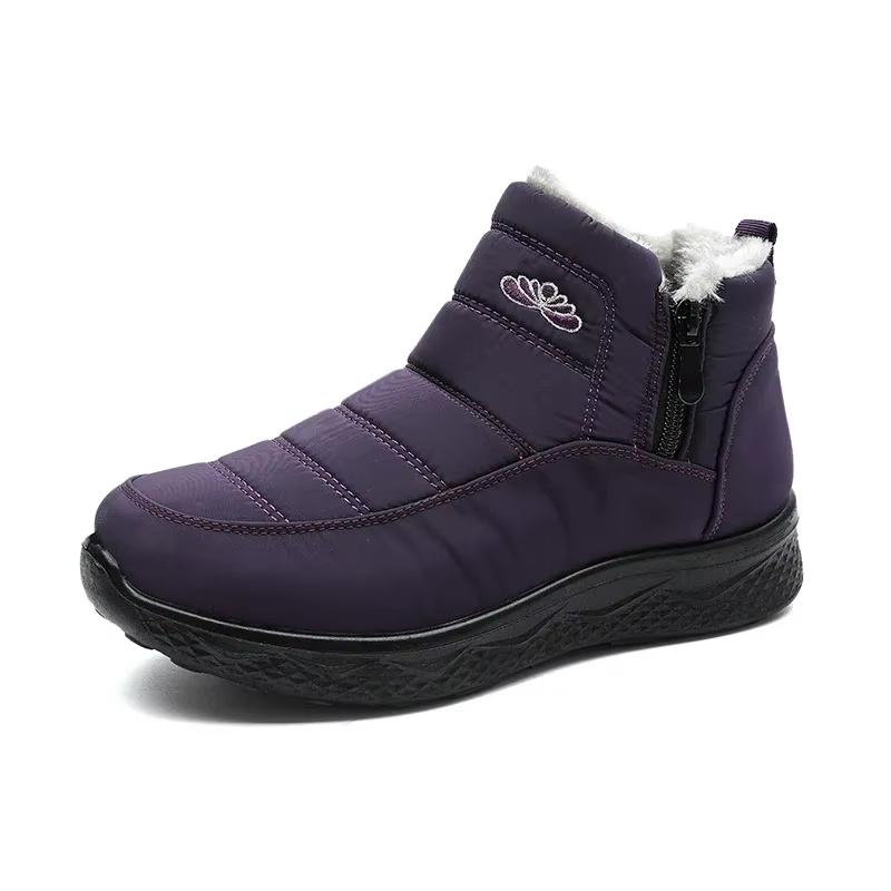 Winter New Women'S Thick Warm Snow Boots Plus Large Comfortable Cotton Short Boots Fashion Versatile Casual Women'S Boots