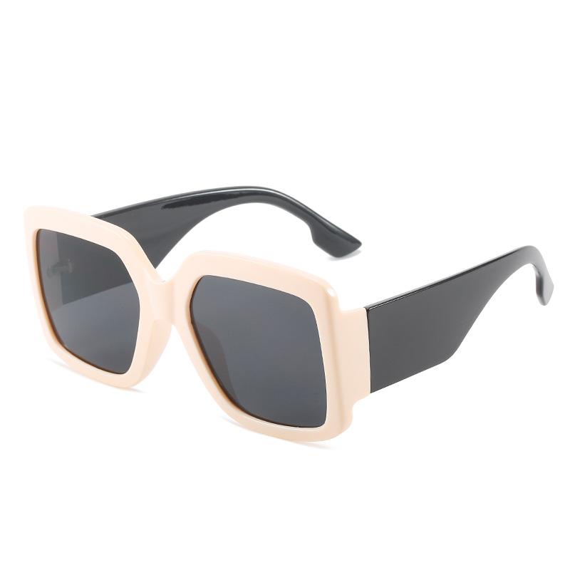 Spring Sunglasses, Personalized Trend Large-Frame Glasses, Street Shooting Women Live Streaming Host Versatile Sunglasses Women