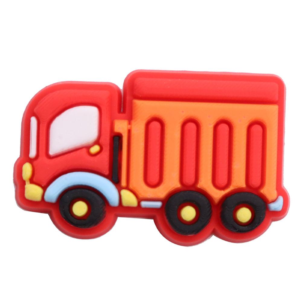 

1Pcs PVC Mix Construction Vehicle Excavator Boys Buckle Clog Cool Children Cranes Car Shoe Charms Accessories shoe charm