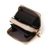 Fashion Classic Lychee Pattern Change Bag Short Bag Double Zipper Storage Multi-card Position Card Bag Clutch Bag Wallet