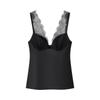 Autumn Women's Lace Texture Slim Fit Versatile Camisole Top
