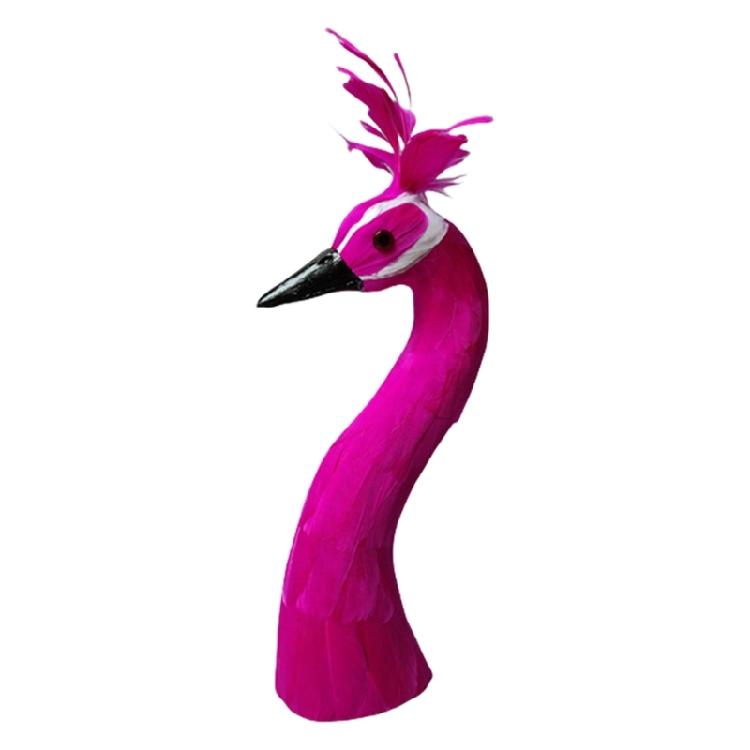 Realistic Feathered Peacocks Statue Ornament Peacocks Head Model for Home TV Cabinet Book Shelf Office Desk Decoration