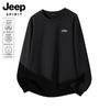JEEP SPIRIT Men's Logo Print Loose Fit Sweatshirt