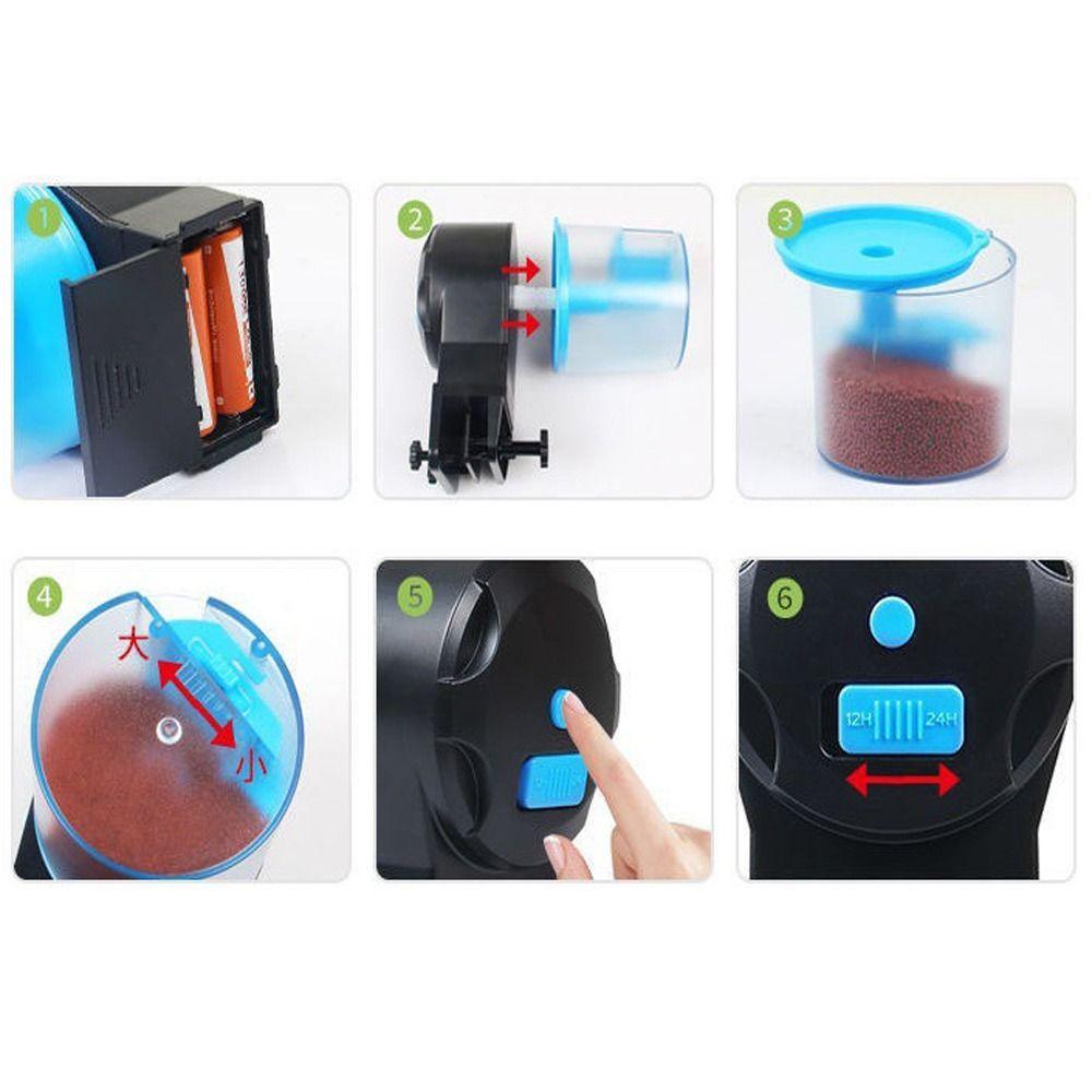 Smart Timer Automatic Feeder Fish Tank Accessories Fish Feeder Tool Fish Feeding Dispenser