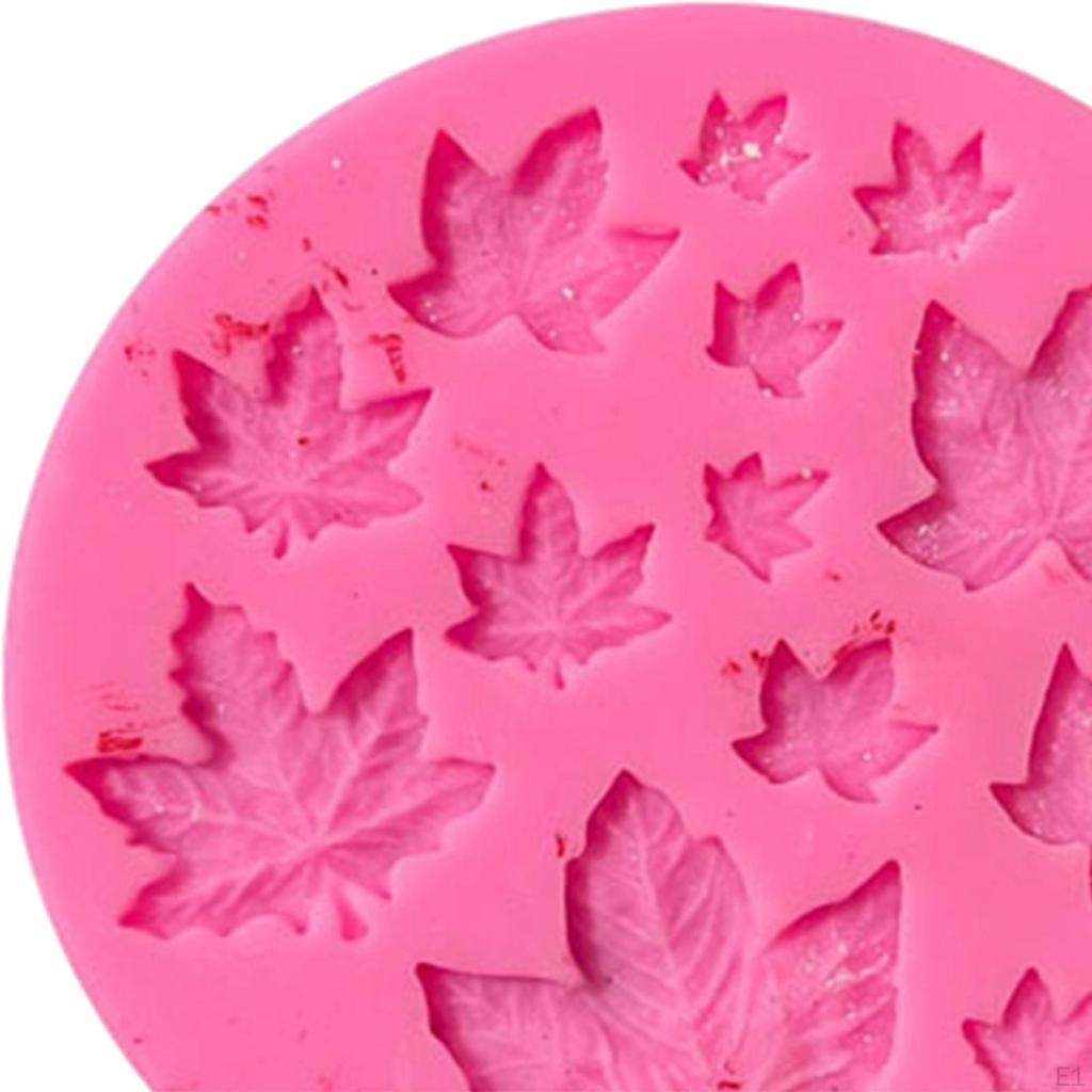 Silicone Leaf Shape Mold Fondant Baking Tool Moulds